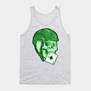 Skull (Green) Tank Top